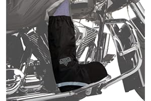 Nelson-Rigg Unisex Waterproof Rain Boot Cover (Black, Large)