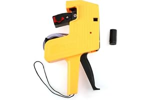 Pris Gun MX 5500 8 Siffror 1 Rad Prissättning Gun Kit Etikettmaskin med Etiketter och Bläckpåfyllning för Kontorsbutik och Li