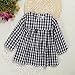 Zhuannian Baby Girls Long Sleeve Checked Dress (2-3Y)