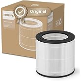 Philips AC0650 ve AC0651/10 hava temizleyici i&ccedil;in orijinal yedek filtre, NanoProtect HEPA, 12 ay, Levenslange g&ouml;stergesi, Zwa