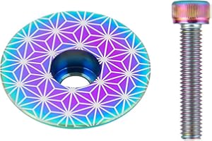 HOUSON Tappo superiore per sterzo per bicicletta MTB, BMX, 28,6 mm, multicolore, in alluminio