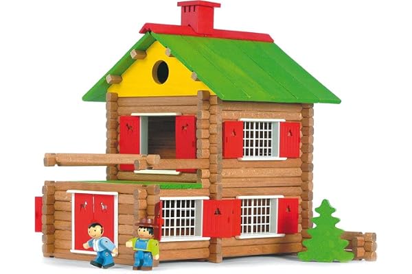 Jeujura - Jouet en Bois - Chalet Suisse - 175 Pièces Taille Unique J8004