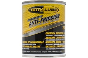 TETRA LUBE Tratamiento Antifricción. Aditivo Antifriccion. 250ml. Cuidado del Motor. Tratamiento para Motores. No Contiene Ácidos ni Cloro. Producto Fabricado en España 100%.
