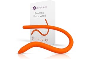 INTIMATE ROSE Bendable Pelvic Wand Massager - Flexible Pelvic Floor Muscle Trigger Point Relaxer - Perineal Massage Tool for Pelvic Physical Therapy & Pain Relief, BPA-Free, Latex-Free, Adjustable