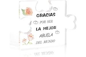 TWIDELS Regalo Abuela Regalo Abuela Dia De La Madre Regalos Originales para Mujer Acrílico Regalos Mujer Originales Regalo De 70 Cumpleaños Regalo Navidad Regalo Día De La Madre Regalos Abuela
