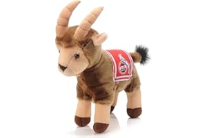 KÖLN COLOGNE 1. FC Köln Hennes Maskottchen Plüschtier, Kuscheltier 25 cm - Plus gratis Lesezeichen I Love Köln