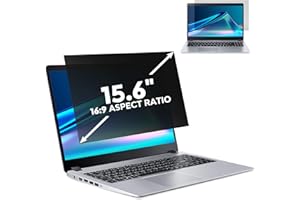 ZOEGAA Sichtschutzfolie 15.6 Zoll (16:9) für Hp/Dell/Acer/Lenovo/ThinkPad/Asus - Anti-Blaulicht Laptop Sichtschutz & Abnehmbarer Privacy Screen Blickschutzfolie