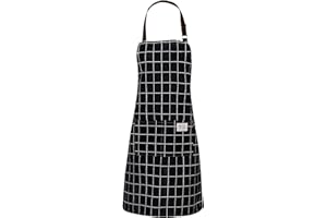LANZN PVC Apron for Women - Waterproof Cooking Apron with Wipe Clean Feature - Ideal for Baking, Grilling & Household Use