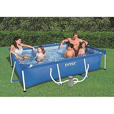 Intex Kit de Piscinette Tubulaire Bleu 300 x 200 x 75 cm 3800 L 28275FS