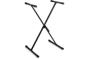 Vonyx Soporte para teclados, altura ajustable