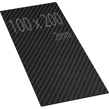 Tiges Fibre De Carbone Sourcing Map - 2mm X 300mm, Lot De 3, Pour RC, Drones, Bricolage