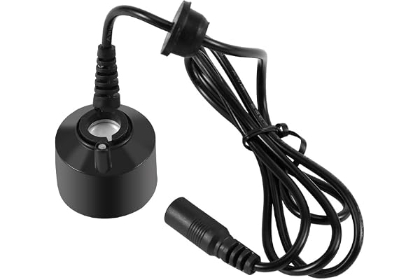 Fdit Mini Diffuseur Brume Machine Fontaine d'eau Étang Fish Tank Créer Atmosphère pour Jardin Bureau Maison Voiture