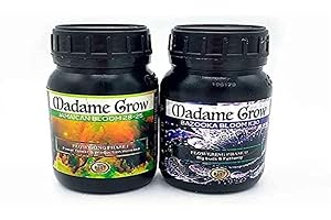 MADAME GROW Fertilizante 420 plantas verdes - Abono para plantas verdes - Abono líquido para plantas - Fertilizante para el crecimiento universal - Fertilizante para la floración (KIT FLOWER 2x250ml)