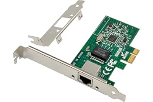 ULANSEN PCIe Gigabit Netzwerkkarte 1000M PCI Express Ethernet Adapter mit Intel I210AT LAN NIC Karte zur Unterstützung von PXE für Windows/Windows Server/Linux (Blitzschutzdesign)
