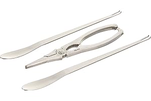 Ibili 781400 Pince à fruit de mer + 2 curettes à homard Inox