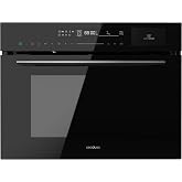 Cecotec Bolero Hexa MWS704500 Glass Black Integrable Microwave Oven 60 x 45 cm. 3000W, 50L Capacity, 20 Functions with Full S