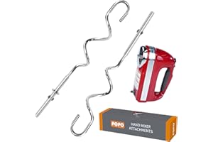 PQPO Handmixer Knethaken aus Edelstahl Kompatibel mit Kitchen Aid Handmixer