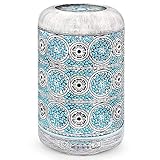 【7 Farben Nachtlicht】: Dieser ätherische Öldiffusor hat 7 wechselnde Farblichter, jede Farbe kann verändert oder festgelegt werden, schafft eine ruhige und sanfte Atmosphäre, wenn Sie arbeiten, lesen, studieren oder schlafen. Drücken Sie lange auf die Lichttaste, um das Licht auszuschalten.