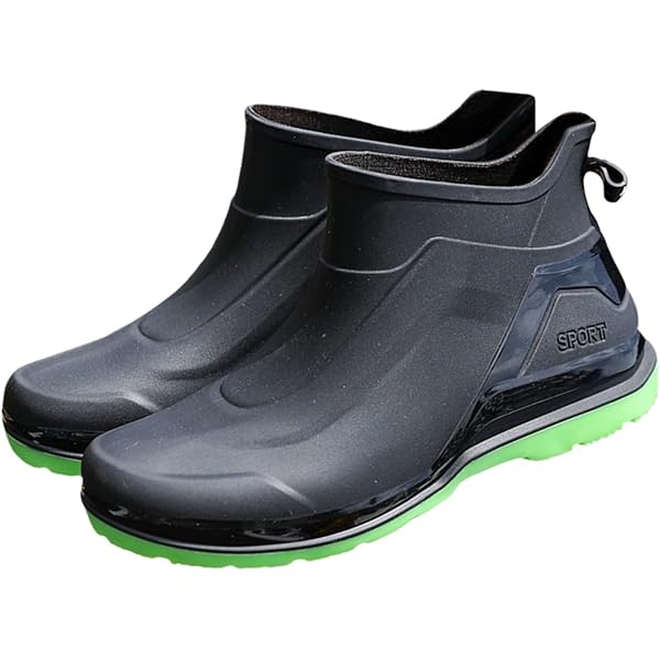 Bottes De Pluie Courtes Pour Hommes, Chaussures De Ville, De Travail, Imperméables, Tendance, Résistantes à L'usure, En Plastique – Acheter Les Meilleurs Produits Dans La Boutique En Ligne