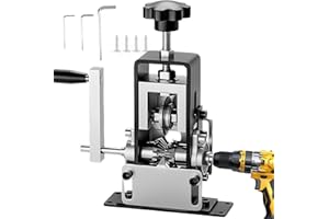 XNZMYN Spellacavi Elettrici per Cavo in Rame da 1 mm-25 mm, Pinza Spelafili Elettricista Alimentata a Manovella o Trapano, Spelacavi per Cablaggio, Riciclaggio e Smantellamento