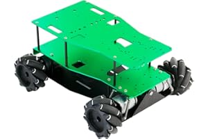 Yahboom DIY RC Robot Tutto in Metallo kit Telaio Sospensione Auto 520 DC Motore Remoto Controllo