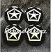 Price comparison product image CHRYSLER EMBLEM WHEEL CENTER CAP STICKER LOGO BADGE WHEEL TRIM - 55MM DOME - SET OF 4 DOME