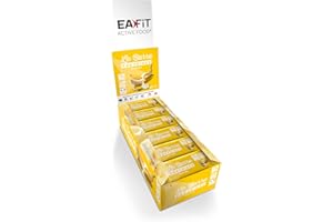 GRANIONS EAFIT Barres protéinées | Proteine barre, Fitness, musculation | Nutrition sportive saine pour prise de muscle | Faible en sucre | 15g de protéines | Banane | 24 barres de 46g | Marque Française