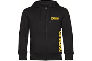 multifanshop Kapuzen Sweatshirt Jacke - Dortmund - Brust & Seite