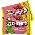 CHEWITS Strawberry Flavour Chewy Sweets 6 x 30g Packs. (2)
