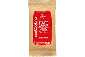 SCRAPCOOKING SCRAP COOKING Sachet Pâte à Sucre Rouge 250 g