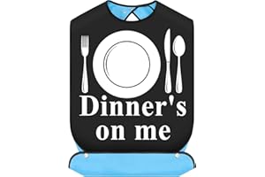 BWWKTOP Crawfish Bib for Adults With Crumb Catcher - Pinch Peel Eat & Repeat Lobster Party Bib (Pinch Peel)