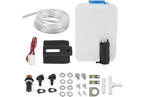 OTUAYAUTO 12V Scheibenwaschanlage mit Pumpe, Universal Waschwasserbehälter mit pumpe 110943769329