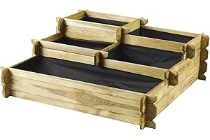 CERLAND Carré Potager en Bois 187L Angelic