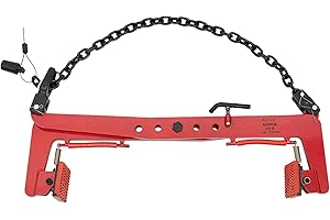 DCSYOG 500 kg Steinheber Verstellbar, Vertikale Hebeklemmen Zum Anheben und Transportieren, Bordsteinzange Hebezange Versetzzange Steinträger, Verstellbare Öffnung 33-70cm