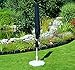 Produktbild Profiline Schutzhülle aus starkem 420 D Polyestergewebe in anthrazit mit Reißverschluß und Stab für einen Gartenschirm bis ca 450 cm Durchmesser, in praktischer Tragetasche, 454752