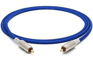 enoaudio Mogami 2964 High-Definition Digital kabel koncentryczny 75 omów S/PDIF | Canare Gold RCA | HiFi, 1,0 m