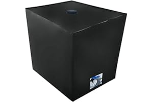 NSXIN IBC Tank Abdeckung Wassertank 1000L Abdeckplane Anti-UV Schutzhülle 420D Schutzabdeckung für Regentonne Container, wasserdichte Schutzplane, 116 x 100 x 120 cm