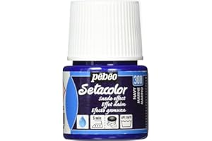 Pebeo Peinture Tissu Setacolor Effet Daim Marine 45 ML