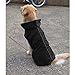Produktbild Sharplace Wasserdicht Hundemantel Regenjacke Regenmantel Winterjacke Hundebekleidung Hundejacke Winter Warm Wintermantel Hundemantel für Kleine Mittlere Große Hunde - Schwarz, XXXL