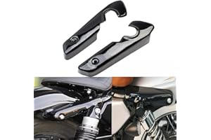FTKDMT Rear Fender Support Bracket Turn Signal Light Bracket Black Metal Fit for Harley Sportster XL 883 1200 48 72 2004-2020
