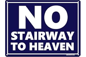 Grindstore Plaque Murale en métal No Stairway to Heaven 20 x 15cm