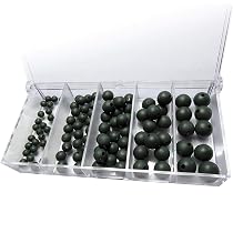 AMZfishing 100x Gummiperlen 10 Mm Schwarz – Robustes Angelzubehör Als Knotenschutz & Stopper Für Welsmontagen Und Meeresrigs
