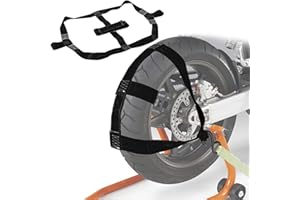 LEIKURVO Sangles d'arrimage de moto Sécurité du transport : transport de voiture Sangles de serrage 48 mm Sécurité Roue Sangles d'arrimage Sangle de serrage automatique