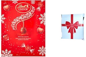 BBL BADA BUSINESS LIMITED Christmas Advent Calendar LINDT LINDOR 300G, For Kids or Adults helps countdown the days until Christmas