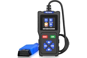 ALLmeter OBD2 Scanner,1.7" Color Screen Car Diagnostic Tool Read & Clear Fault Codes,Live Data,Battery Test,DTC Lookup (7000+ Codes),9 Protocols,Petrol Cars (1996+) – Not for Hybrid/Electric/Diesel