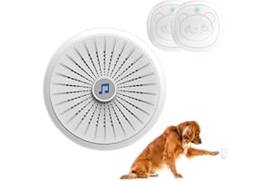 DISTINCTY Drahtlose Hundetürklingel Haustiere Türklingel Glockenspiel Smart Doggie Potty Communication Türklingel mit superleichtem Druckknopf für das Hundetraining