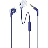 JBL Endurance Run 2, Sports in Ear Wired Earphones with Mic, Pure Bass, Sweatproof, Flexsoft eartips, Magnetic Earbuds, Fliph