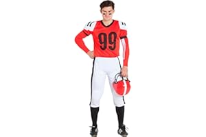 CAR Y GUS, S.L. Banyant Toys, S.L. Disfraz DE Jugador DE Rugby Rojo