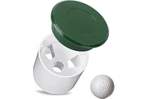 QARIDO Gobelet de putting de trou de golf – Couvercle de tasse de trou de pelouse, coupes de putting vertes, accessoire de golf, outil d'entraînement pour l'extérieur, le jardin, la maison