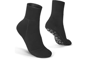 HOTUT Calzini in Neoprene,3mm Calzini per Immersione per Uomo e Donna,Calzari Beach Volley Calze da Acqua,Calze Termiche per Immersioni, Snorkeling, Nuoto